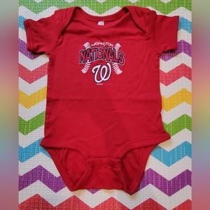 Washington nationals 18 months baseball onesie bodysuit baseball mlb